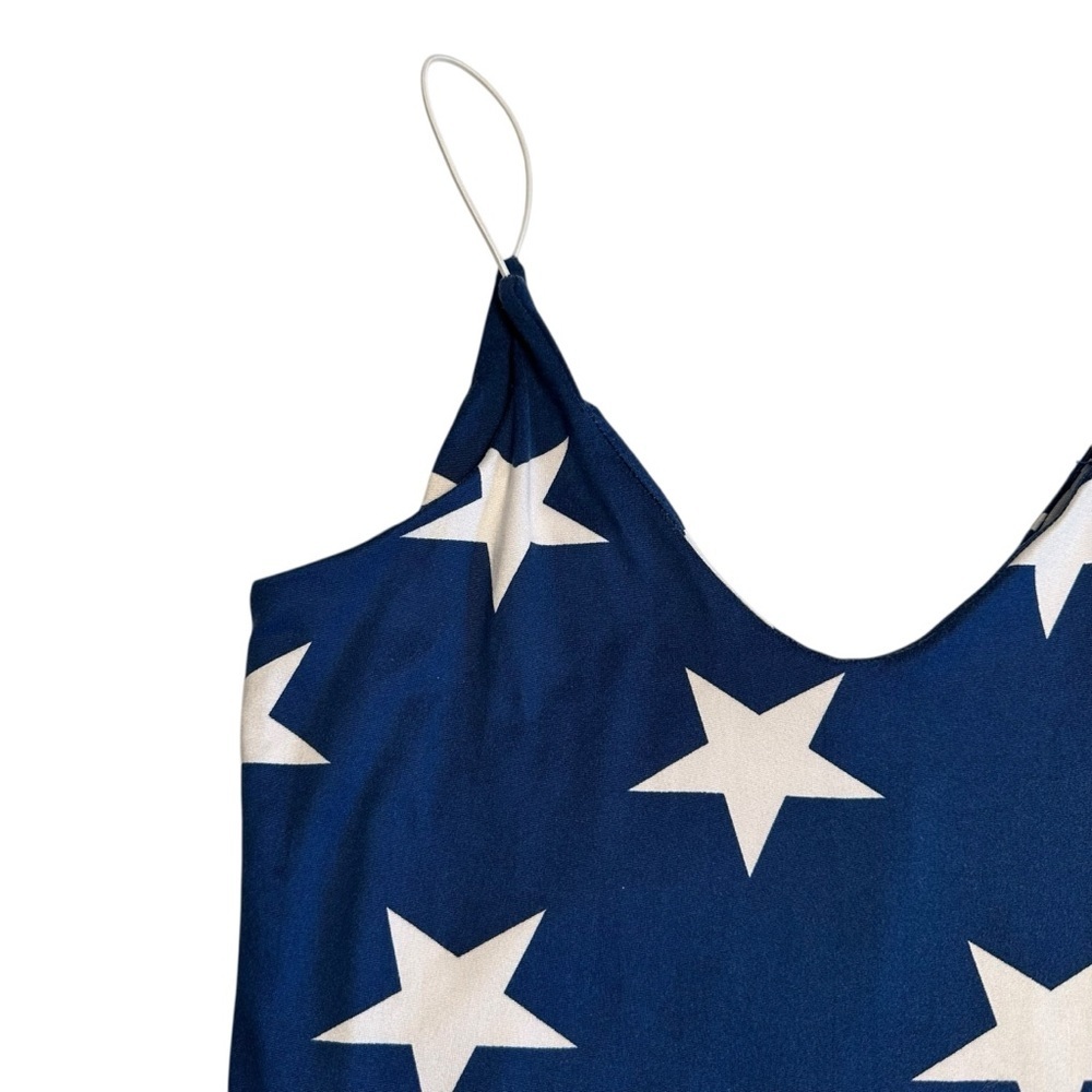 Gaze | Blue & White Star One Piece Bodysuit Size Small - Picture 2 of 8